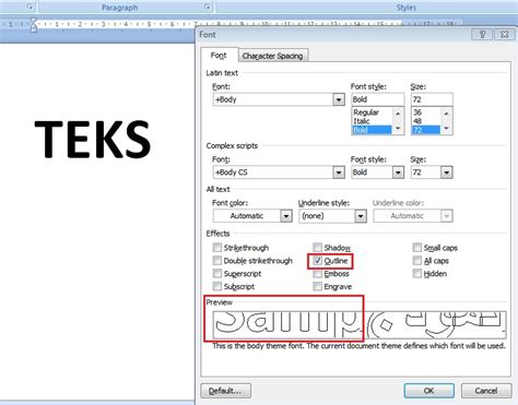 Cara Membuat Outline Di Word